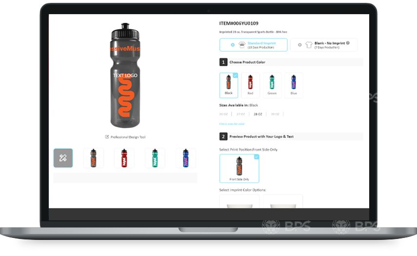 Design and Order Your Water Bottles